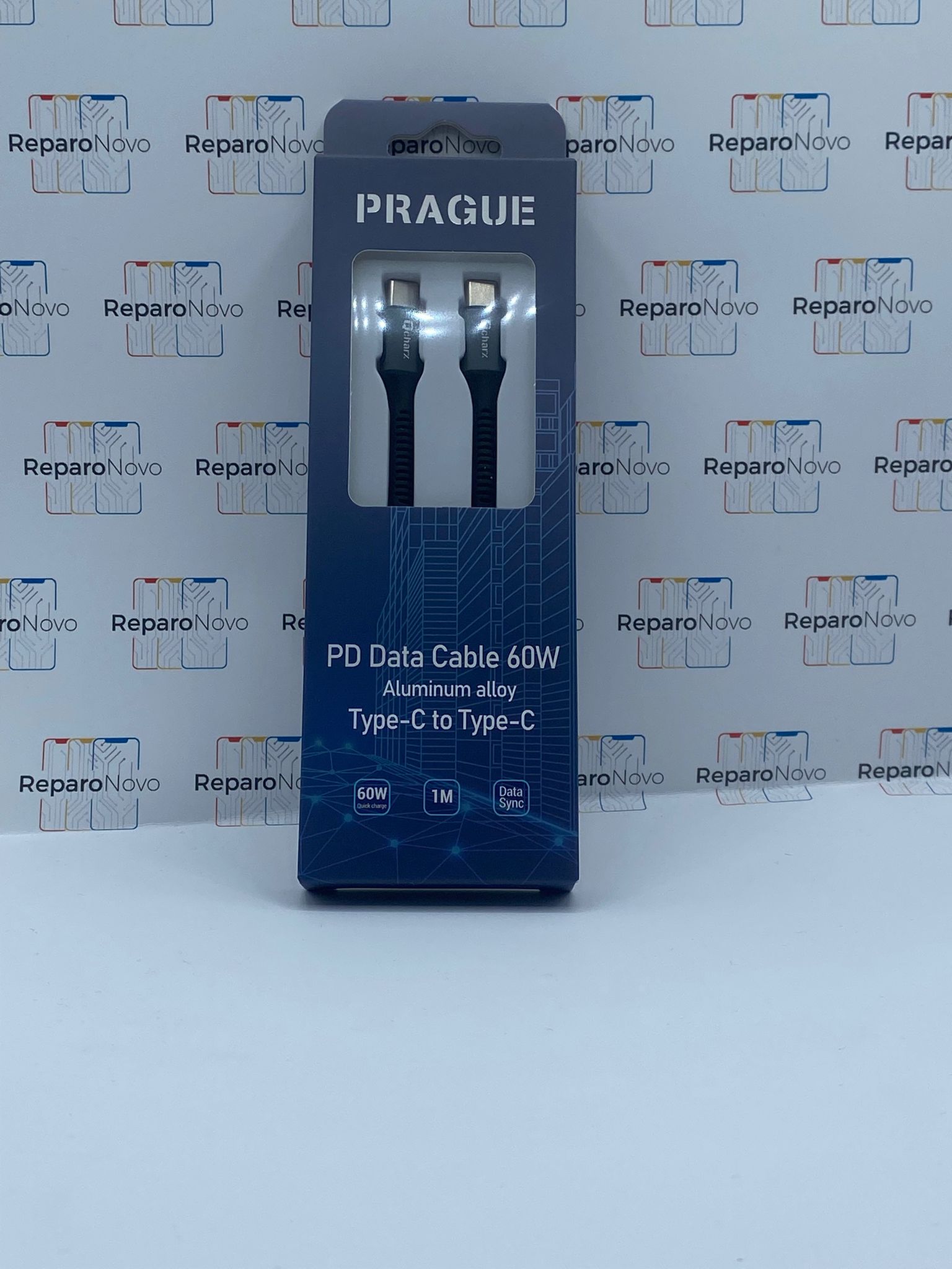 Cable Tipo C a Tipo C de 60W - Prague Cable Tipo C a Tipo C de 60W - Prague - Imagen 1